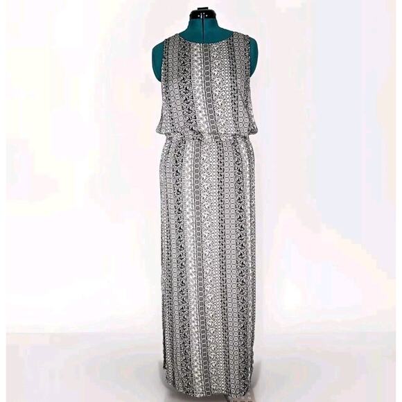 Torrid Abstract Paisley Whimsical Challis Maxi Sleeveless Side Slits Dress‎ Sz 2 - Picture 1 of 8